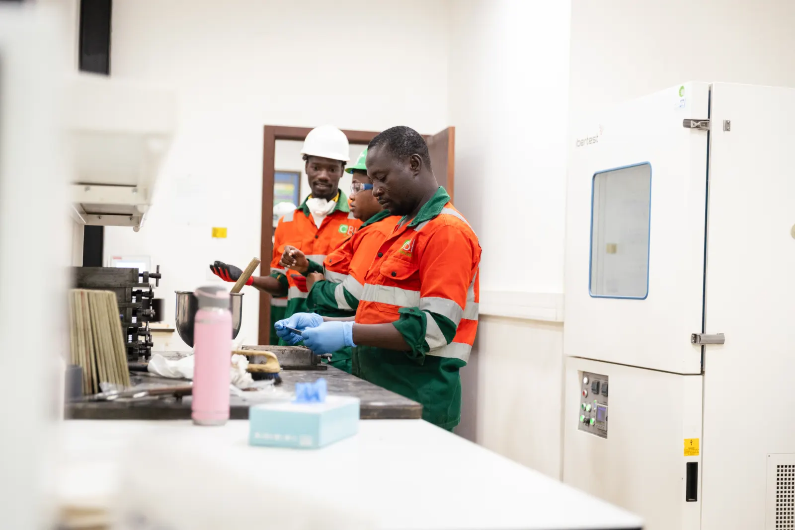 Production hall at the Tema plant